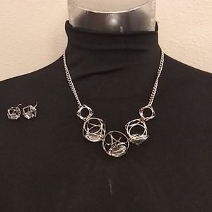 Necklace and earrings set